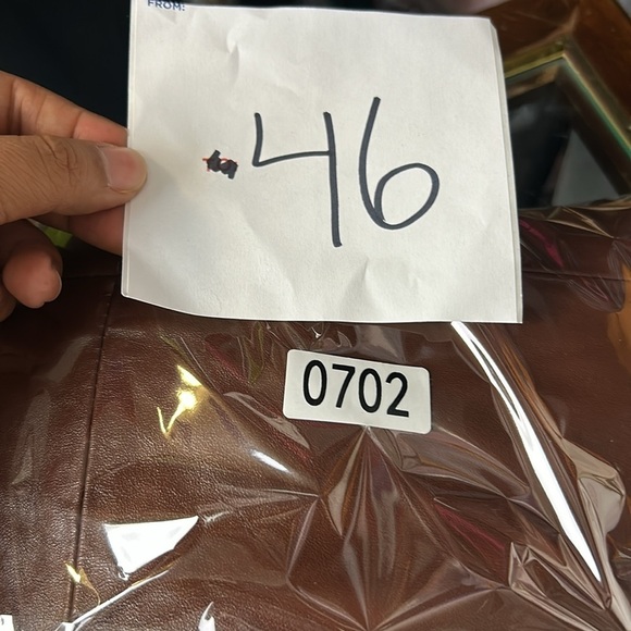 Hind Leather 100% Genuine Leather Brown Vtg 90s y2K Sz L retro boho motorcycle - Picture 14 of 14